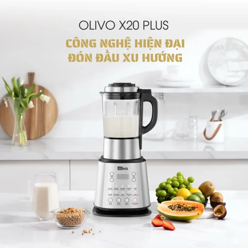 Máy Làm Sữa Hạt OLIVO X20 PLUS – Phiên Bản Nâng Cấp, 3 Chức Năng Nấu Sữa, Tạm Dừng Thông Minh, Chạy Êm - Hình ảnh 10