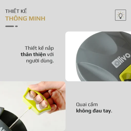 Dụng Cụ Xay Thực Phẩm Mini OLIVO MPC400A – Xay Tỏi Ớt, Xay Thịt, Xay Hạt, Dung Tích 400ML, Dây Kéo Chắc Chắn - Hình ảnh 11
