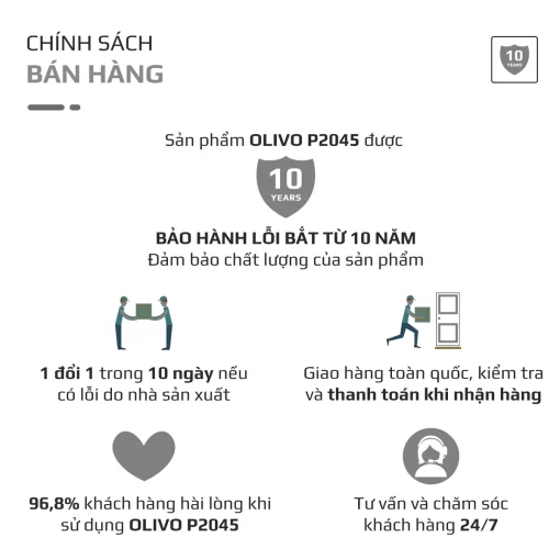 CHẢO INOX OLIVO P2045 – Chống Dính Tự Nhiên, Đáy 3 Lớp, Dùng Mọi Loại Bếp - Hình ảnh 17