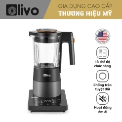 Máy Xay Nấu Đa Năng OLIVO X24 PRO – Đa Chức Năng, Chống Trào Tuyệt Đối, Mâm Nhiệt Gốm Chống Dính