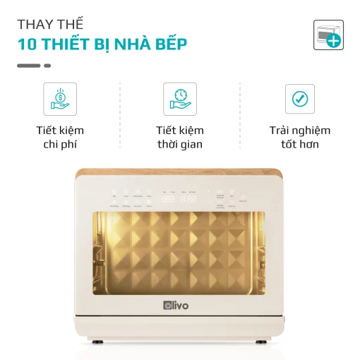 Nồi Chiên Hấp Đa Năng OLIVO SF20 PRO 20L – Hấp Nano Steam, Chiên Không Dầu Eco Fry, 70 Chế Độ Nấu, Dễ Vệ Sinh - Hình ảnh 19