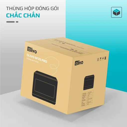 Nồi Chiên Hấp Đa Năng OLIVO SF20 PRO 20L – Hấp Nano Steam, Chiên Không Dầu Eco Fry, 70 Chế Độ Nấu, Dễ Vệ Sinh - Hình ảnh 26