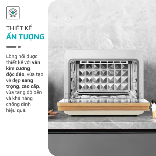 Nồi Chiên Hấp Đa Năng OLIVO SF20 PRO 20L – Hấp Nano Steam, Chiên Không Dầu Eco Fry, 70 Chế Độ Nấu, Dễ Vệ Sinh - Hình ảnh 7