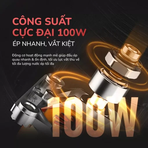 Máy vắt cam UNIE UECJ-666 công suất 100W, 500ml, inox 304 - Hình ảnh 7