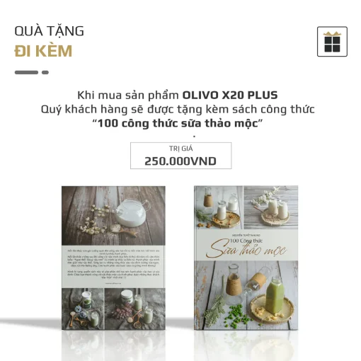 Máy Làm Sữa Hạt OLIVO X20 PLUS – Phiên Bản Nâng Cấp, 3 Chức Năng Nấu Sữa, Tạm Dừng Thông Minh, Chạy Êm - Hình ảnh 34