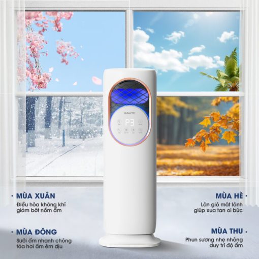 Quạt điều hòa thông minh All in One KSA368 làm mát, sưởi, tạo ẩm, diệt khuẩn - Ảnh 4