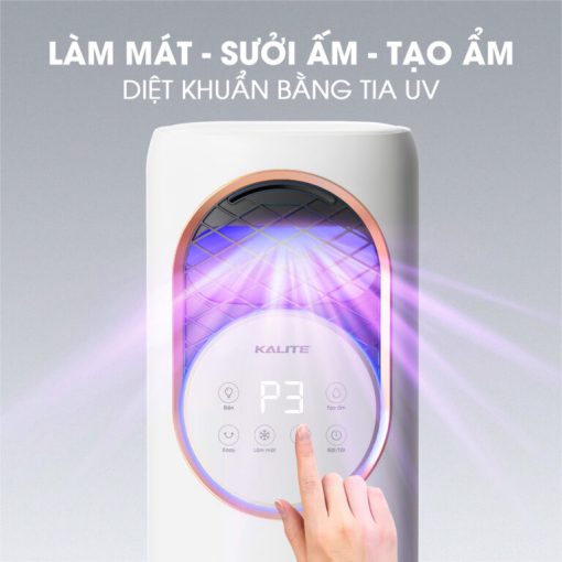 Quạt điều hòa thông minh All in One KSA368 làm mát, sưởi, tạo ẩm, diệt khuẩn - Ảnh 5