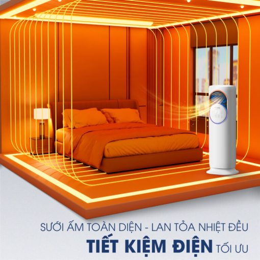 Quạt điều hòa thông minh All in One KSA368 làm mát, sưởi, tạo ẩm, diệt khuẩn - Ảnh 8