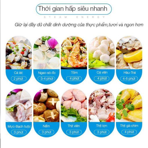 BẾP LẨU HƠI, LẨU HẤP THUỶ NHIỆT SHINSTAR SS-DK-2110 -LÒNG NỒI SỨ CAO CẤP - Ảnh 3