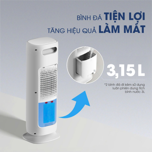 Quạt điều hòa thông minh All in One KSA368 làm mát, sưởi, tạo ẩm, diệt khuẩn - Ảnh 11