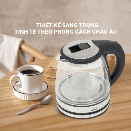 Ấm Đun Nước Siêu Tốc Kalpen KK67, 1200ml Hàng Chính Hãng KALPEN Bảo Hành 2 Năm - Ảnh 2