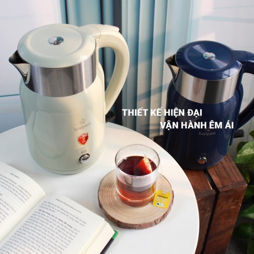 Ấm Đun Nước Siêu Tốc Kalpen KK68, 1800ml Công Suất 2200W, cơ chế giữ ấm 70 độ tiện lợi. - Ảnh 5