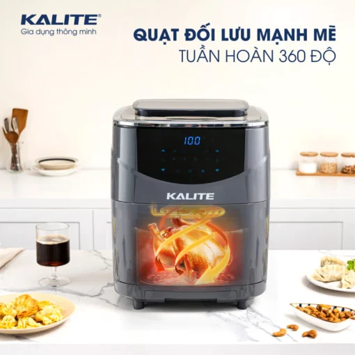 Nồi chiên hơi nước KALITE STEAM 7 chiên hấp 2 trong 1, 7 lít - Ảnh 5