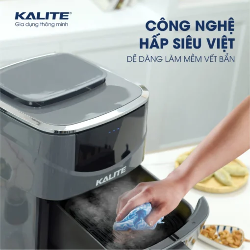 Nồi chiên hơi nước KALITE STEAM 7 chiên hấp 2 trong 1, 7 lít - Ảnh 7