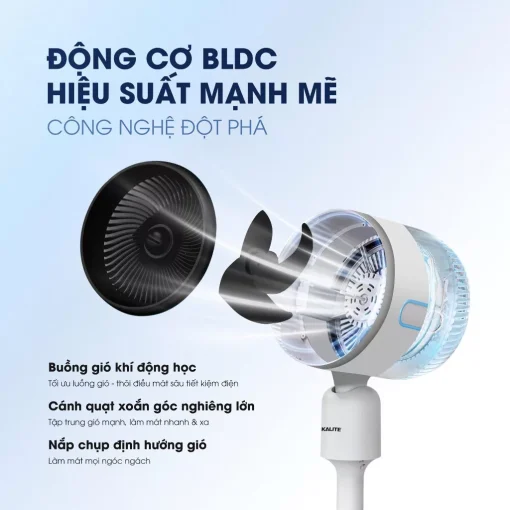Quạt điều hòa thông minh All in One Kalite KSA369 làm mát, sưởi ấm, phun sương, diệt khuẩn, bảo hành 12 tháng - Ảnh 6