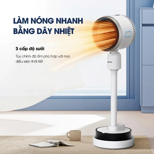Quạt điều hòa thông minh All in One Kalite KSA369 làm mát, sưởi ấm, phun sương, diệt khuẩn, bảo hành 12 tháng - Ảnh 4