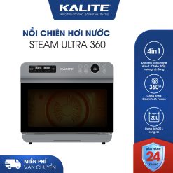 [GIỚI HẠN] Nồi chiên hơi nước KALITE ULTRA360 4in1 chiên, hấp, nướng, rã đông 20L công nghệ gia nhiệt kép BẢO HÀNH 24T