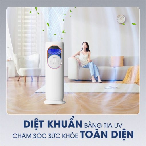 Quạt điều hòa thông minh All in One KSA368 làm mát, sưởi, tạo ẩm, diệt khuẩn - Ảnh 16