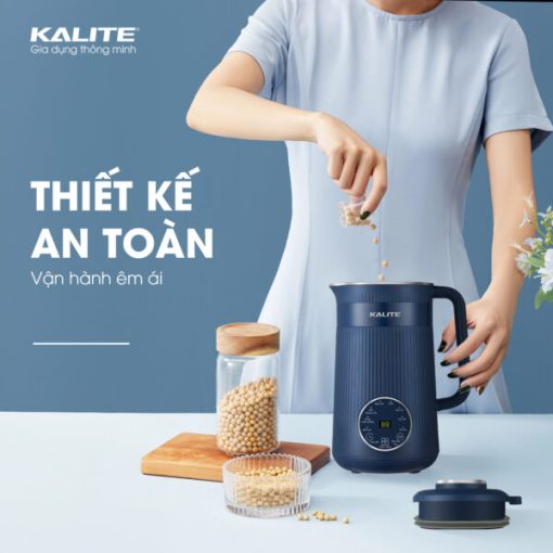 Máy Làm Sữa Hạt Mini Kalite KCB12B, Lưỡi Dao 10 Cánh Công Suất 1000w - Dung Tích 1.2Lit, Hàng Chính Hãng - Ảnh 3