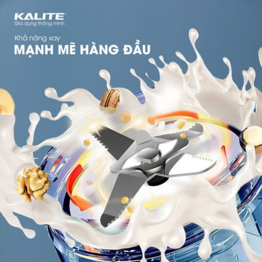 Máy Làm Sữa Hạt Mini Kalite KCB12B, Lưỡi Dao 10 Cánh Công Suất 1000w - Dung Tích 1.2Lit, Hàng Chính Hãng - Ảnh 5