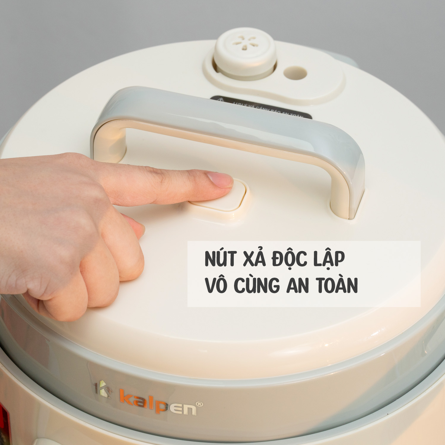 Nồi áp suất điện tử lòng nồi inox dung tích 6L Kalpen P5, Bảo hành 2 năm Chống cháy nổ an toàn - Ảnh 6