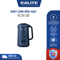 Máy Làm Sữa Hạt Mini Kalite KCB12B, Lưỡi Dao 10 Cánh Công Suất 1000w - Dung Tích 1.2Lit, Hàng Chính Hãng