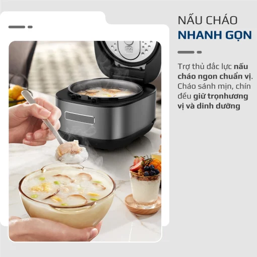 Nồi Cơm Điện Cao Tần OLIVO RC900IH – Lòng Nồi INOX 316L Cao Cấp, Công Nghệ Cao Tần Giữ Trọn Dinh Dưỡng, Bảng Điều Khiển Oled Sống Động, Hiện Đại, Cao Cấp - Ảnh 21