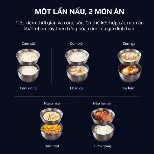 Nồi Cơm Điện Cao Tần OLIVO RC900IH – Lòng Nồi INOX 316L Cao Cấp, Công Nghệ Cao Tần Giữ Trọn Dinh Dưỡng, Bảng Điều Khiển Oled Sống Động, Hiện Đại, Cao Cấp - Ảnh 32