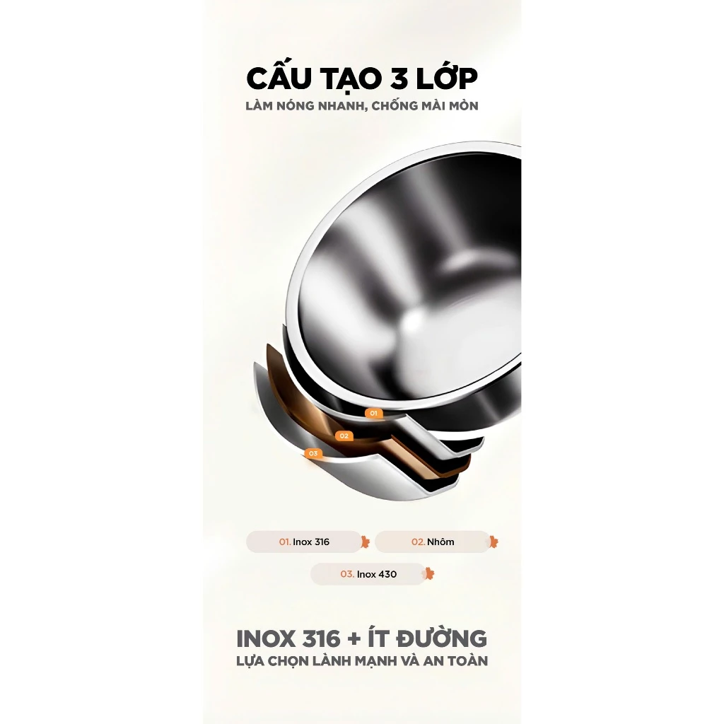 Nồi cơm ít đường MORICO MR600 dung tích 1.2L chính hãng bảo hành 12 tháng - Ảnh 5