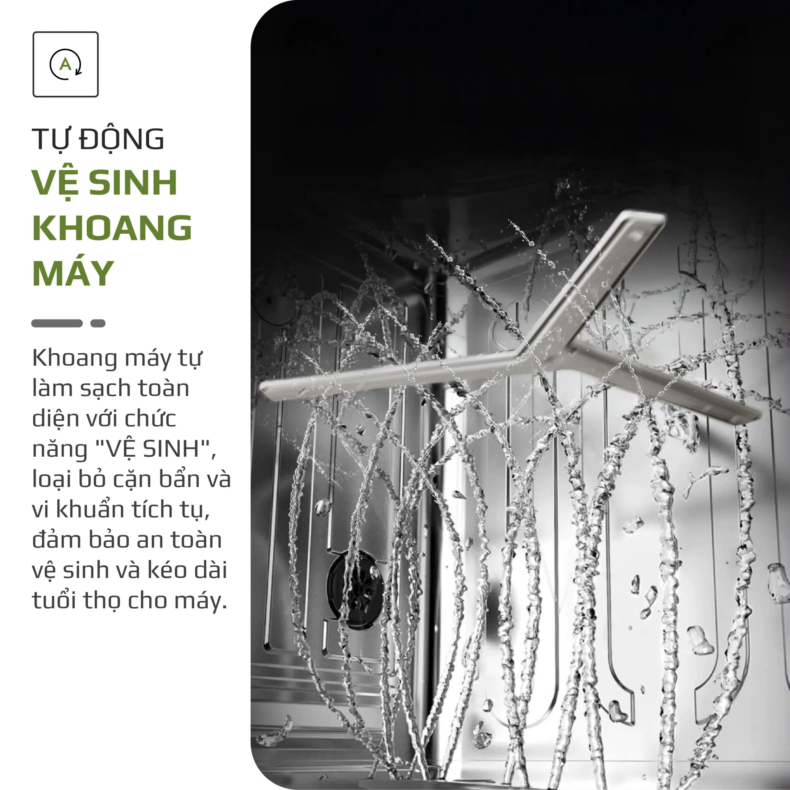 Máy Rửa Bát OLIVO DW18 – 3 Giỏ Linh Hoạt – Tải Trọng 18 Bộ Bát Đĩa – Sấy Turbo EcoDry – Rửa Hydro360 Wash -16 Chương Trình – Khử Khuẩn UV - Ảnh 24