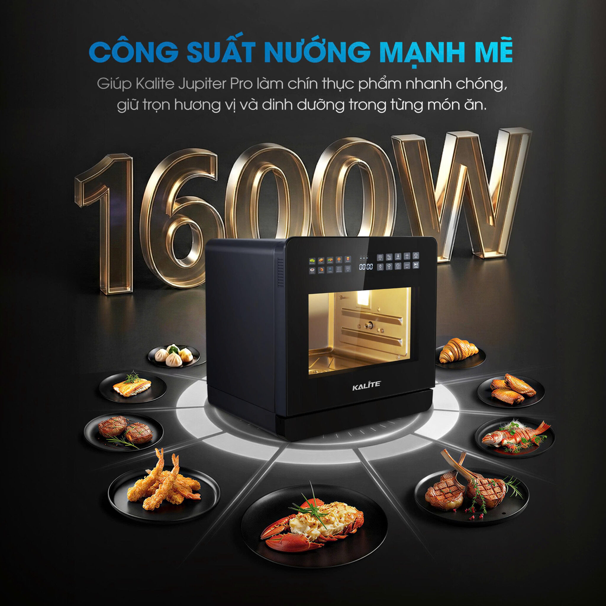 Nồi chiên hơi nước Kalite Jupiter Pro – Công nghệ hơi nước 3S siêu tốc, dung tích lớn 18L - Ảnh 5