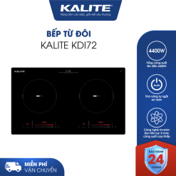 Bếp từ đôi KALITE KDI72 mặt kính sang trọng an toàn dễ vệ sinh