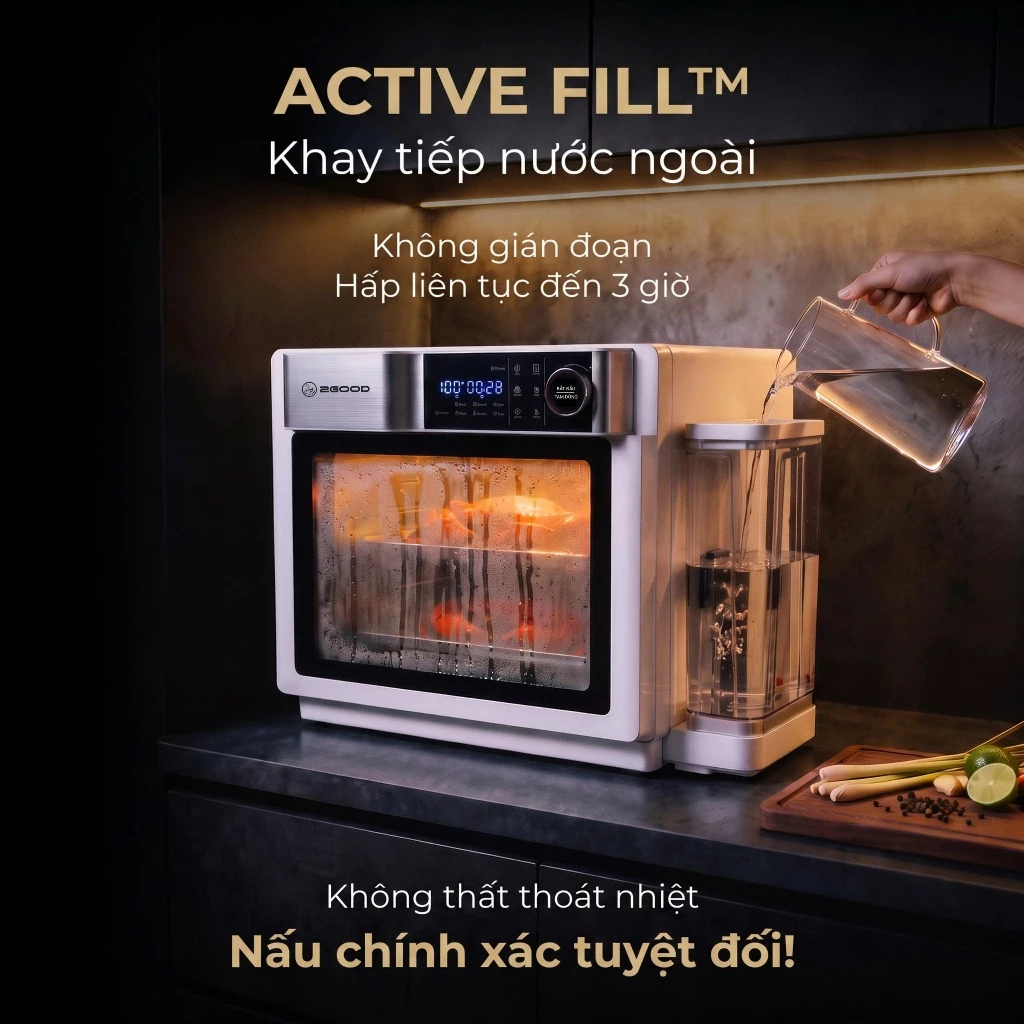 Nồi Chiên Hơi Nước 2GOOD S200 - AeroCore Dynamics 32L - Ảnh 2