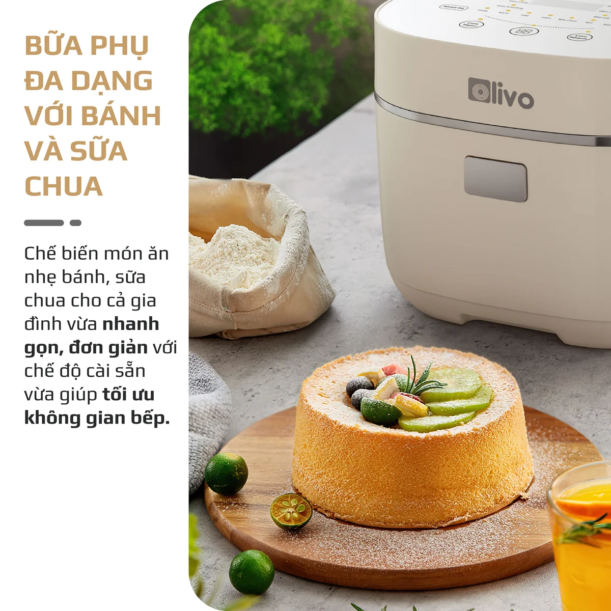 Nồi Cơm Điện Cao Tần OLIVO RC600IH - Lòng Nồi INOX 304, Dung tích 1.2L, Nhỏ Gọn Đa Năng, Công Nghệ Gia Nhiệt Nắp và Nấu Cao Tần Hiện Đại, Sử Dụng Dễ Dàng - Ảnh 18