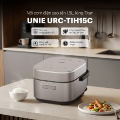 Nồi Cơm Cao Tần Unie URC-TIH15C 1.5L, Lòng Titan cao cấp