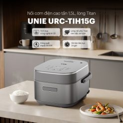 Nồi Cơm Cao Tần Unie URC-TIH15G 1.5L, Lòng Titan cao cấp