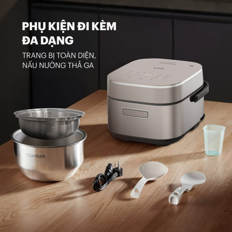 Nồi Cơm Cao Tần Unie URC-TIH15C 1.5L, Lòng Titan cao cấp - Ảnh 9