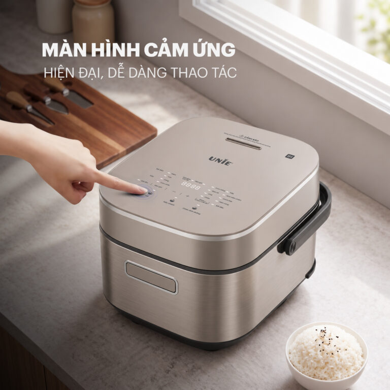 Nồi Cơm Cao Tần Unie URC-TIH15C 1.5L, Lòng Titan cao cấp - Ảnh 6